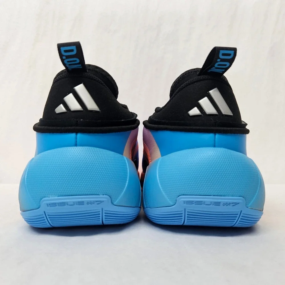 Adidas DON Issue‎ 7 ASW Basketball Shoes KJ8989 Black Orange Blue Men's Size 8